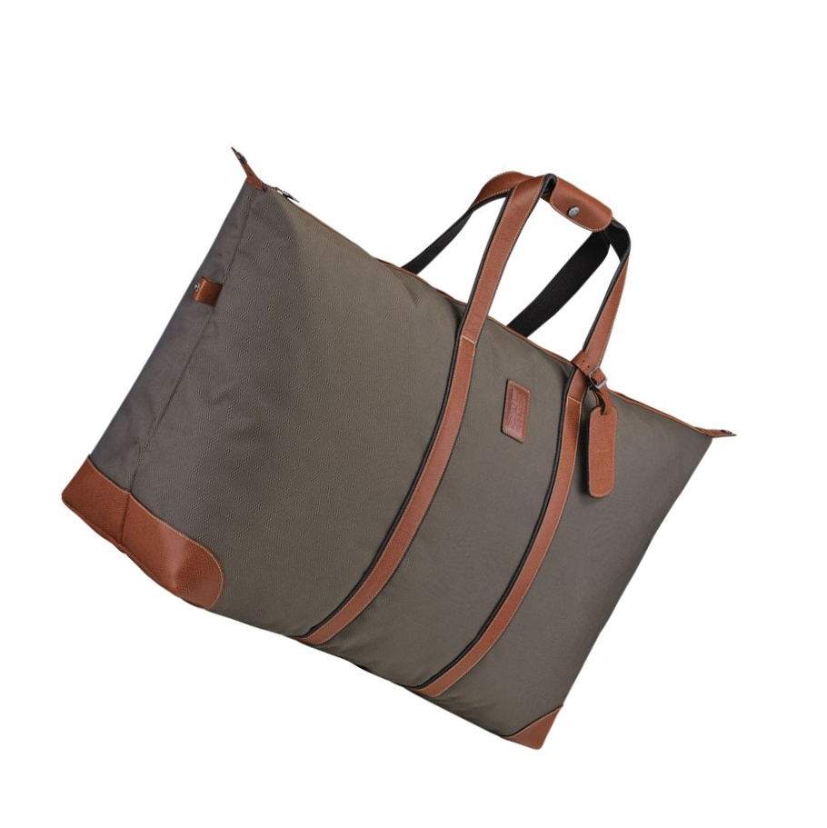 Torby Podróżne Damskie Longchamp Boxford Brązowe | PL-832CEZL