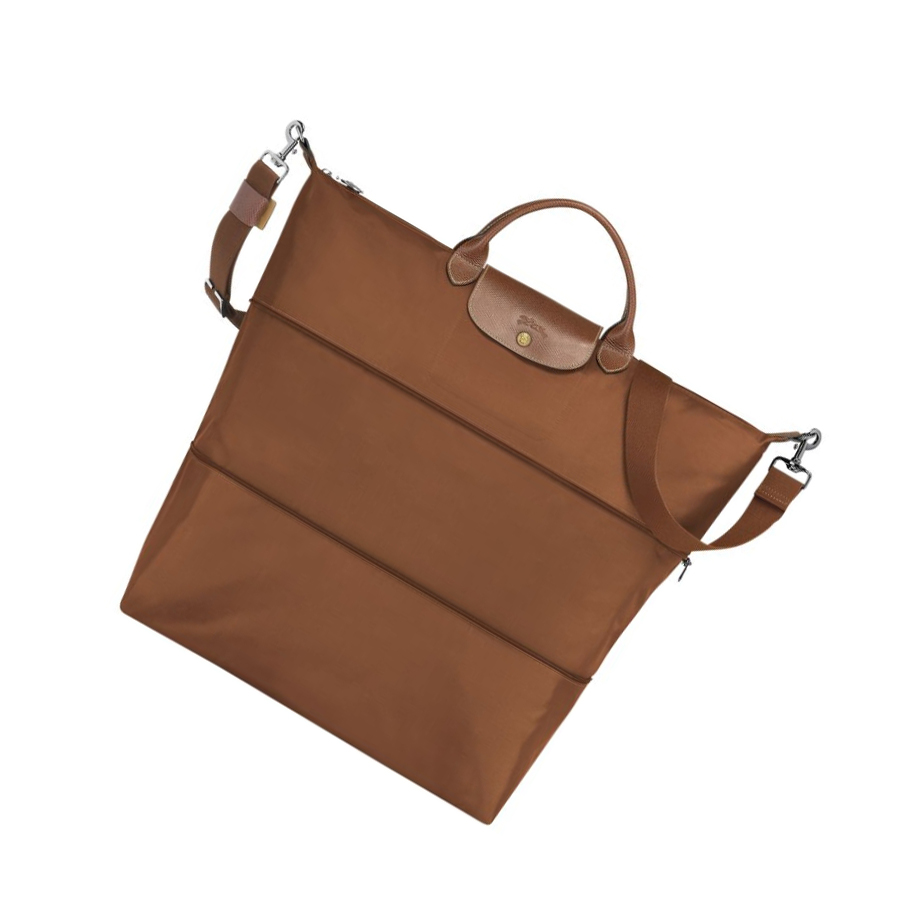 Torby Podróżne Damskie Longchamp Le Pliage Brązowe | PL-042DOHL