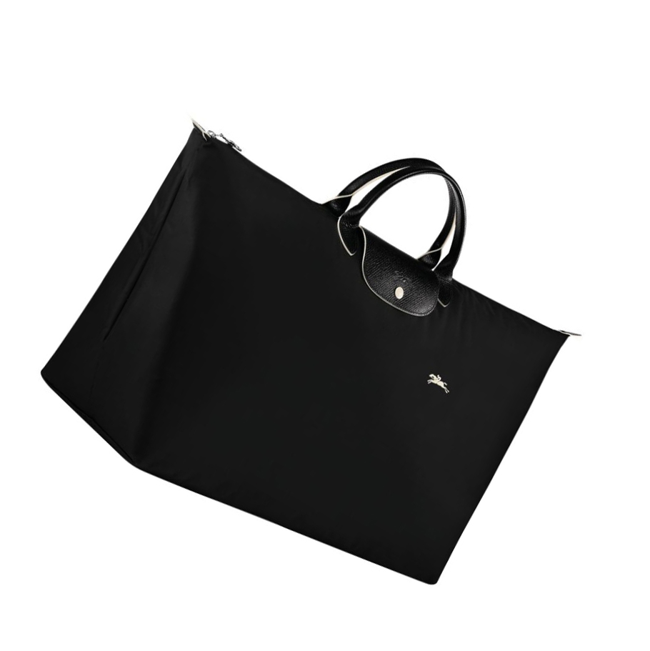 Torby Podróżne Damskie Longchamp Le Pliage Club XL Czarne | PL-217UPTN