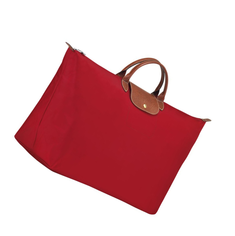 Torby Podróżne Damskie Longchamp Le Pliage XL Czerwone | PL-350MBTA