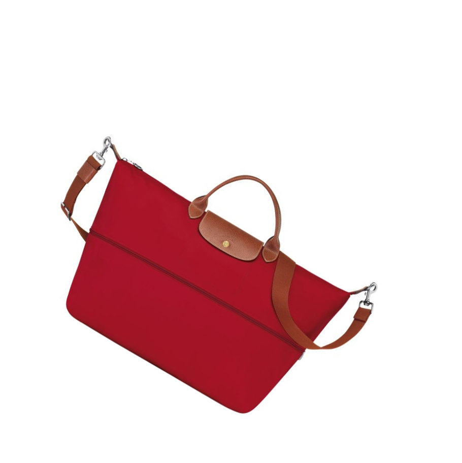 Torby Podróżne Damskie Longchamp Le Pliage Czerwone | PL-482VHAM