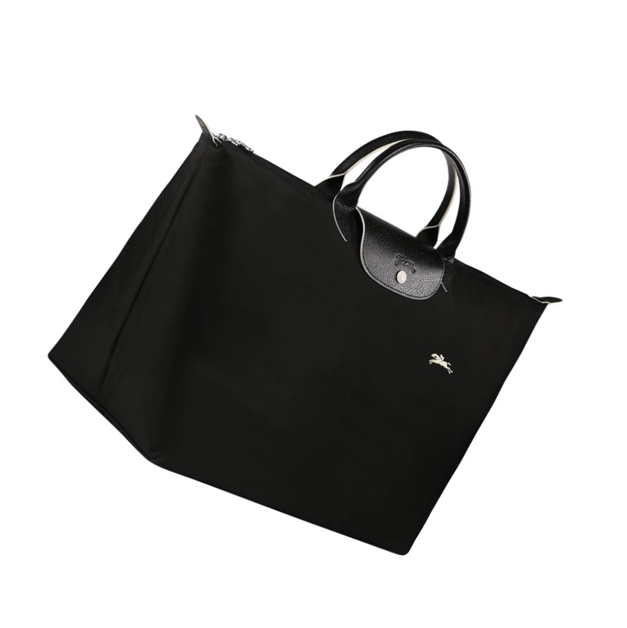 Torby Podróżne Damskie Longchamp Le Pliage Club L Czarne | PL-564RGXY