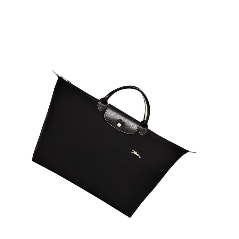 Torby Podróżne Damskie Longchamp Le Pliage Club L Czarne | PL-564RGXY