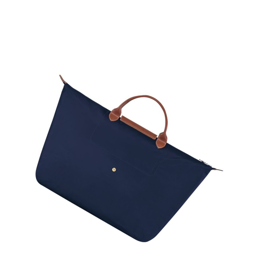 Torby Podróżne Damskie Longchamp Le Pliage L Granatowe | PL-782AIUM