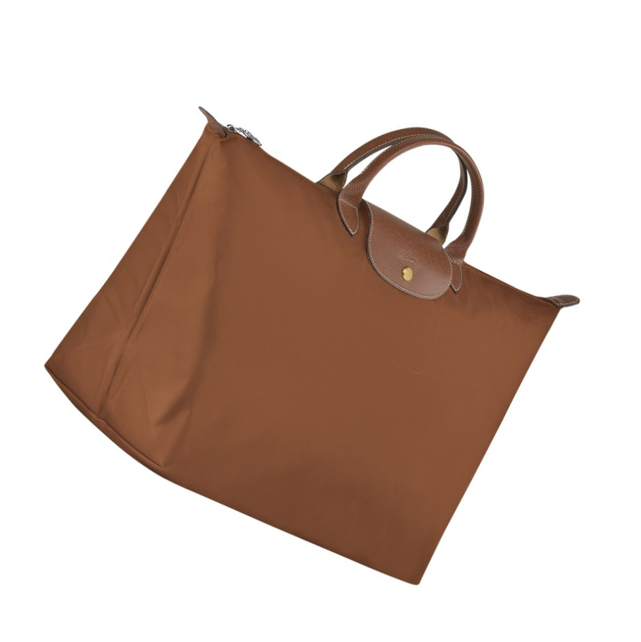 Torby Podróżne Damskie Longchamp Le Pliage L Brązowe | PL-804QFAV