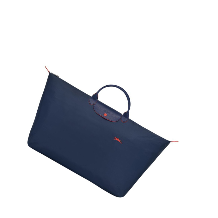 Torby Podróżne Damskie Longchamp Le Pliage Club XL Granatowe | PL-876BILC