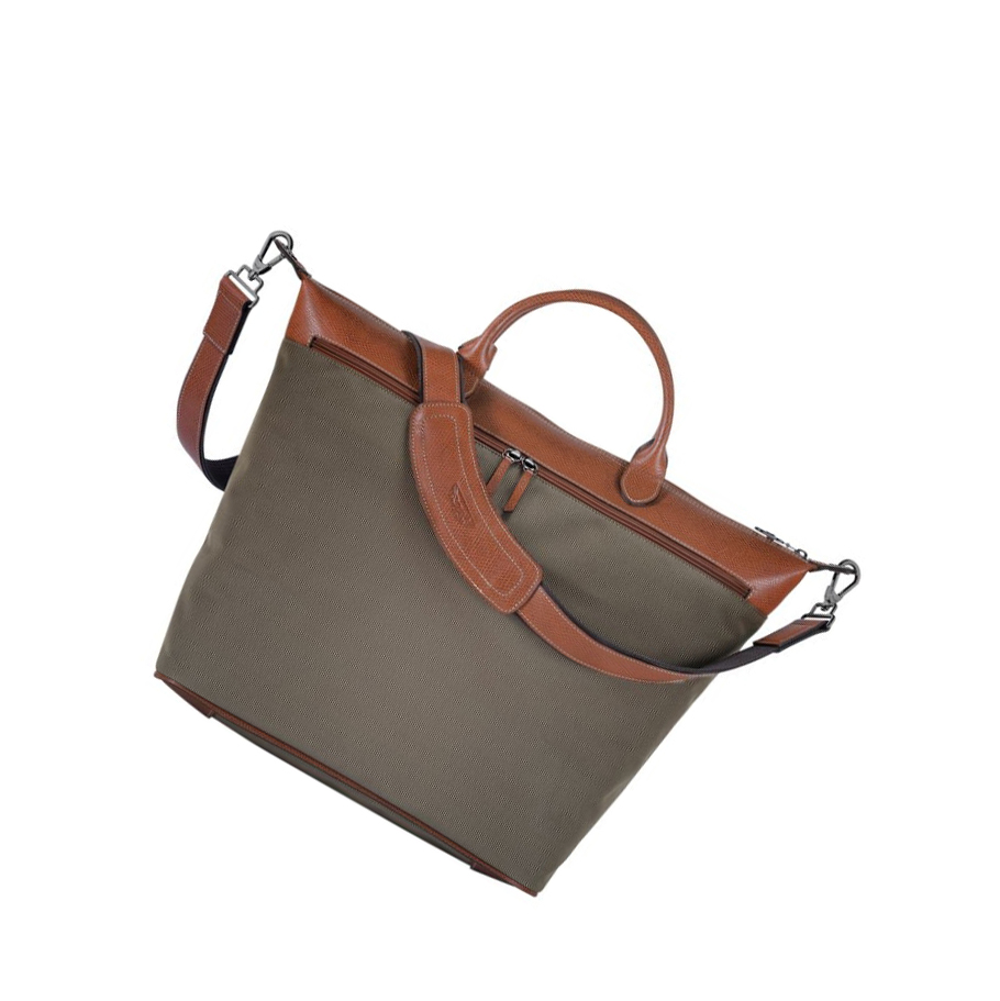 Torby Podróżne Męskie Longchamp Boxford Brązowe | PL-259EQMO