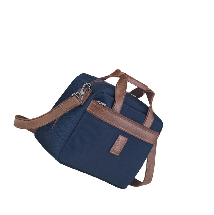 Torby Podróżne Męskie Longchamp Boxford Granatowe | PL-304QOUL