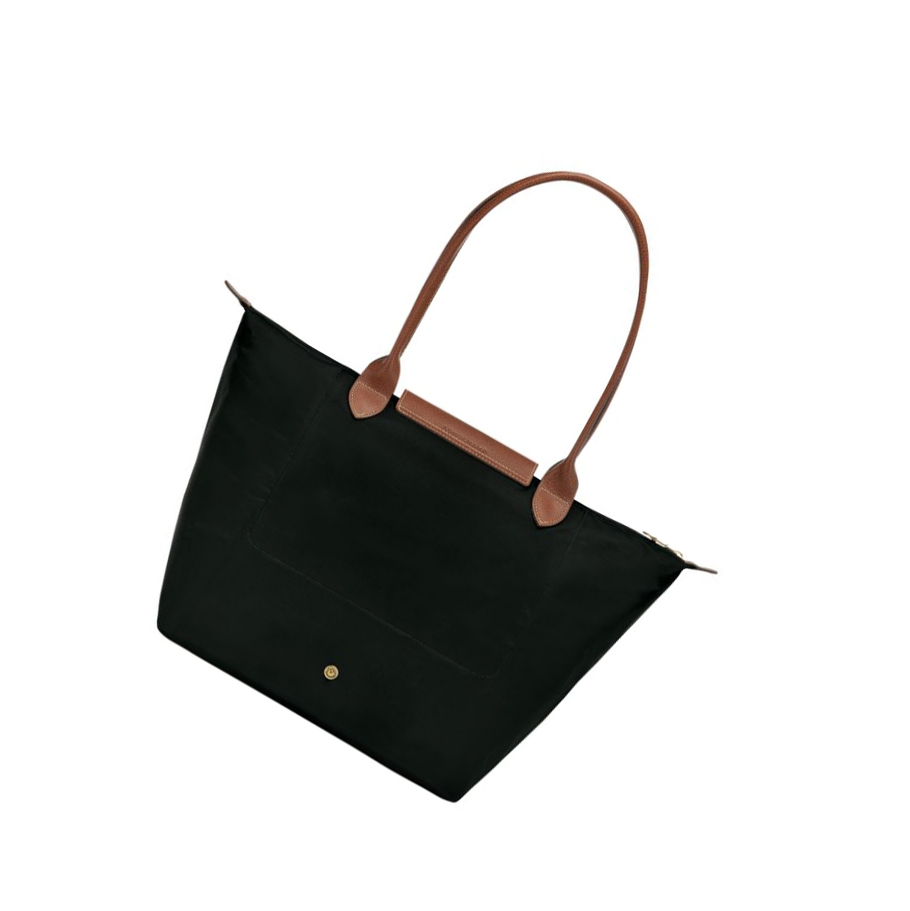 Torby Przez Ramię Damskie Longchamp Le Pliage Original L Czarne | PL-064AITB