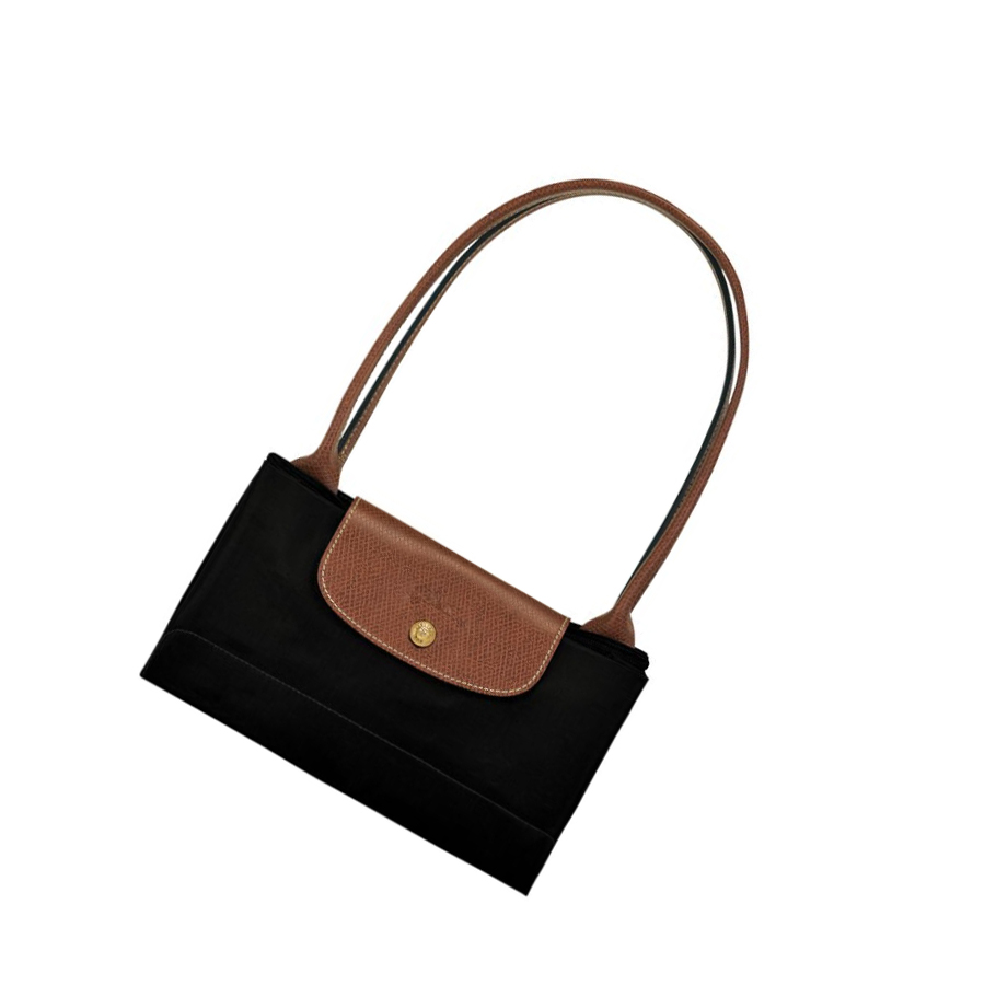 Torby Przez Ramię Damskie Longchamp Le Pliage Original L Czarne | PL-064AITB