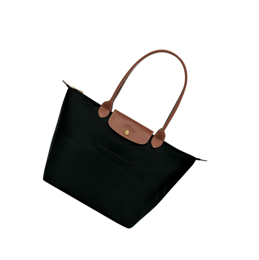 Torby Przez Ramię Damskie Longchamp Le Pliage Original L Czarne | PL-064AITB