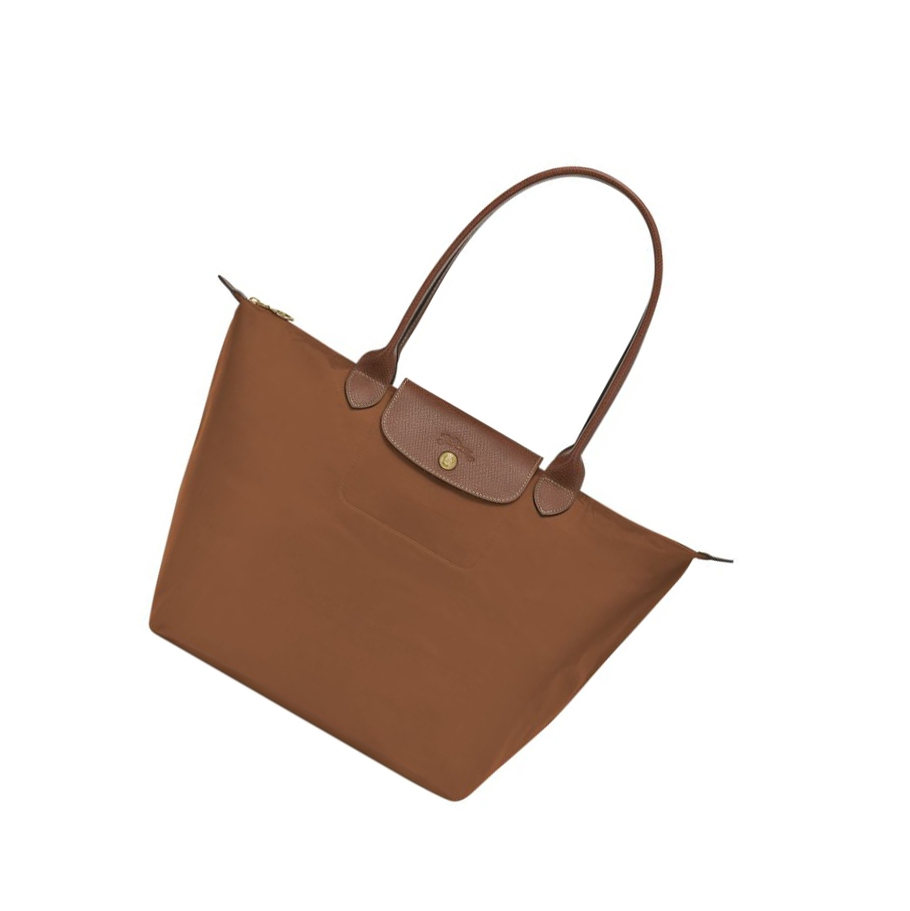 Torby Przez Ramię Damskie Longchamp Le Pliage Original L Brązowe | PL-287UHOI