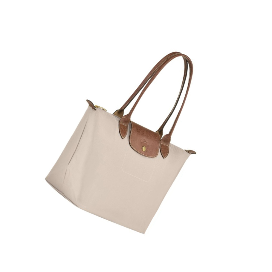 Torby Przez Ramię Damskie Longchamp Le Pliage Original S Beżowe | PL-392AQFX