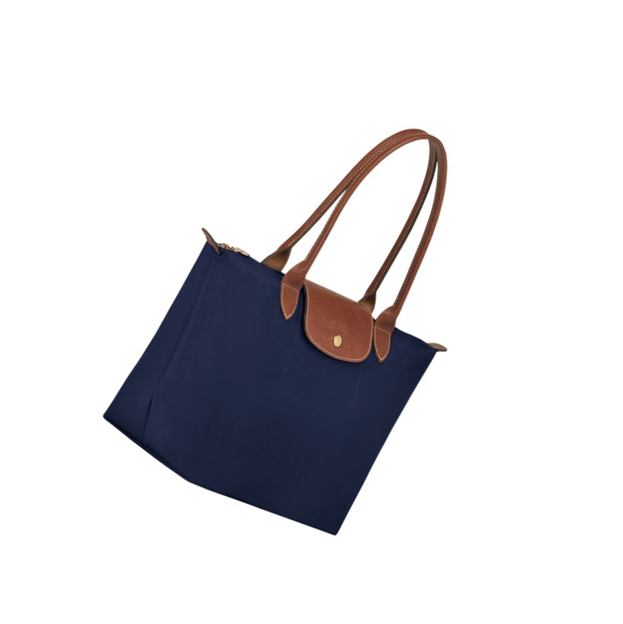 Torby Przez Ramię Damskie Longchamp Le Pliage Original S Granatowe | PL-428OIGN