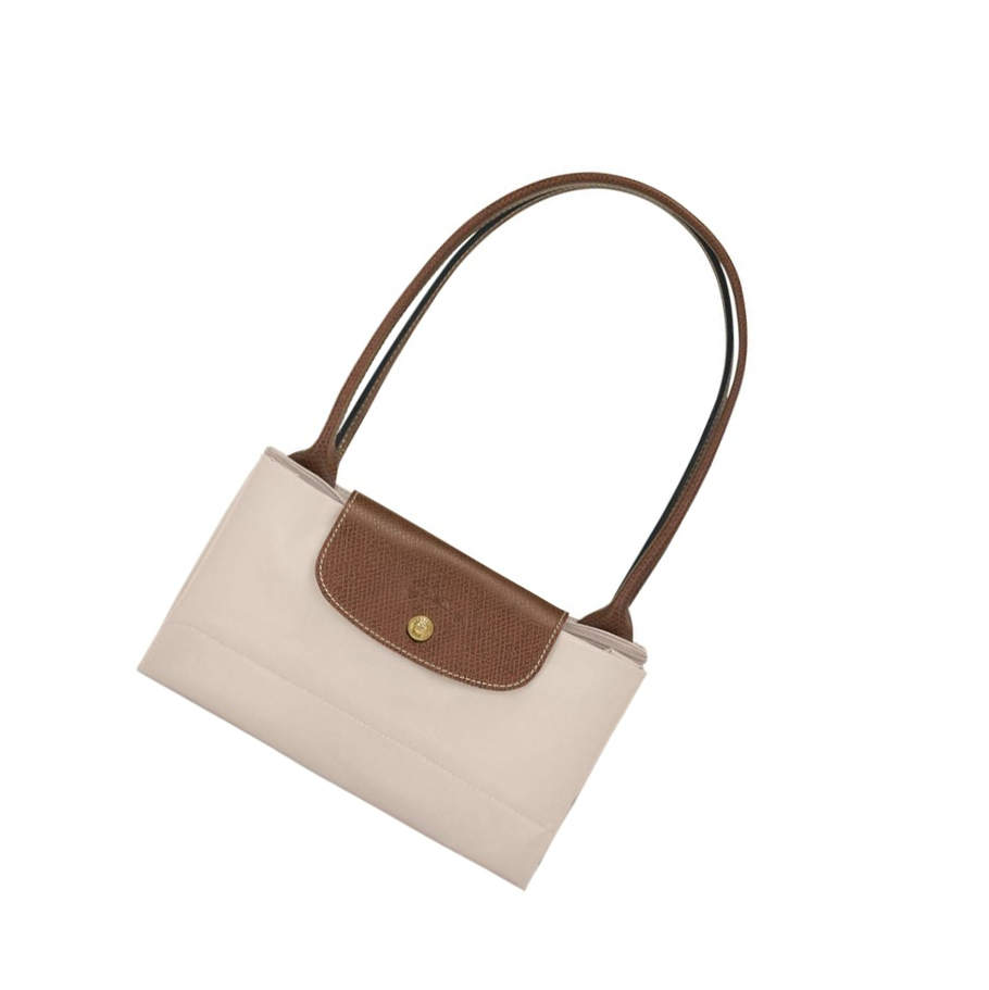 Torby Przez Ramię Damskie Longchamp Le Pliage Original L Beżowe | PL-968MXKW