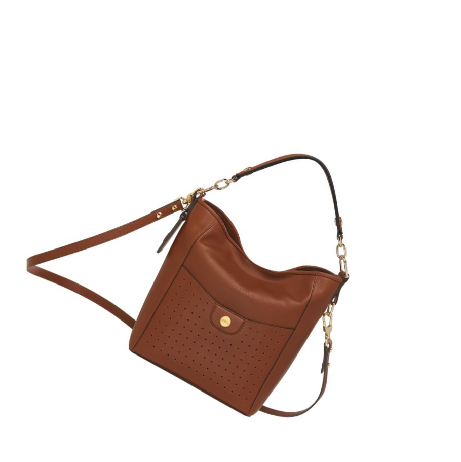 Torby Przez Ramię Damskie Longchamp Mademoiselle S Brązowe | PL-039ZCOI