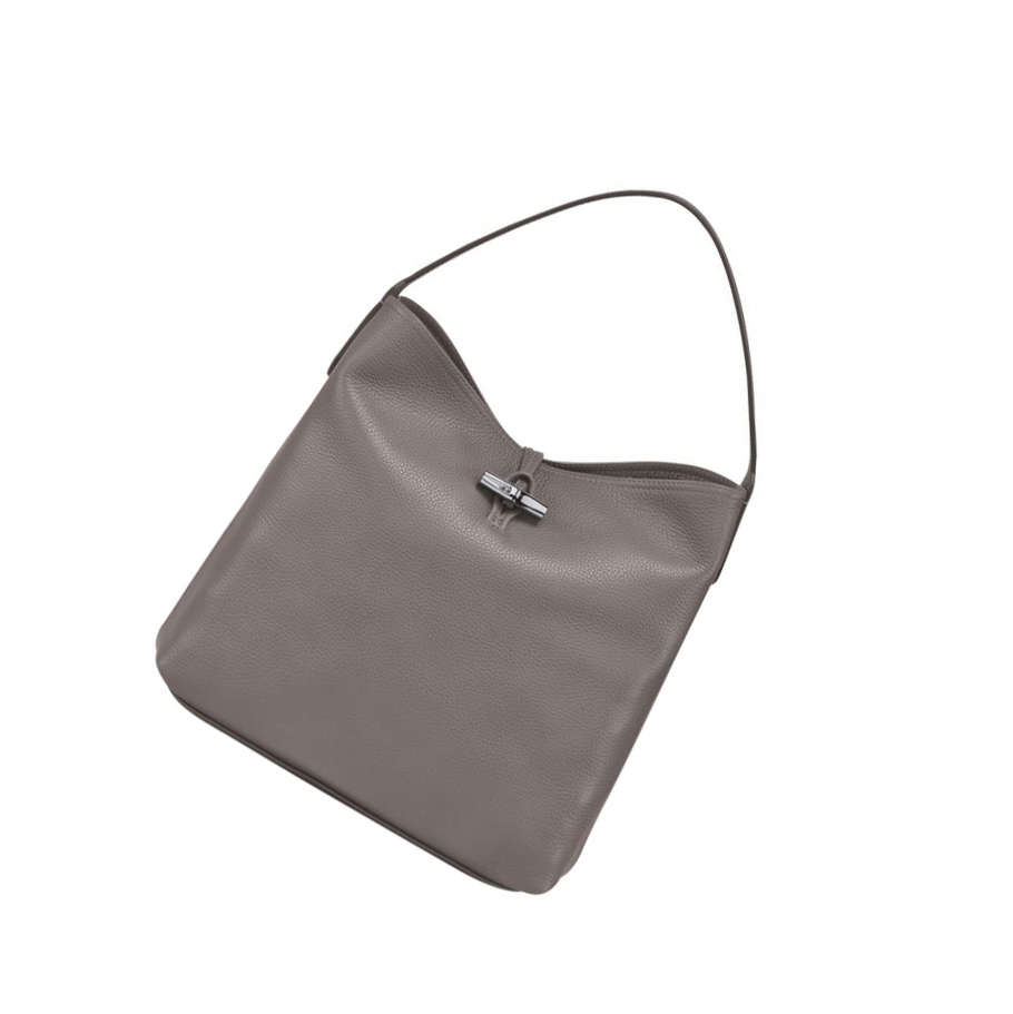 Torby Przez Ramię Damskie Longchamp Roseau Essential Szare | PL-629YLFN