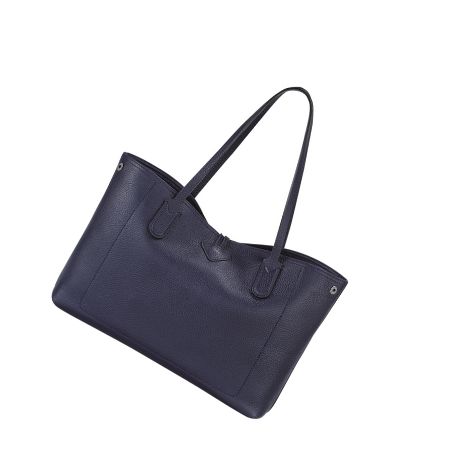 Torby Przez Ramię Damskie Longchamp Roseau Essential Granatowe | PL-783OYHU