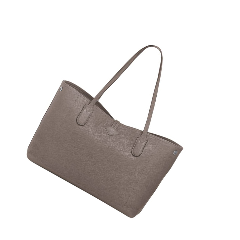 Torby Przez Ramię Damskie Longchamp Roseau Essential Szare | PL-930FAYW