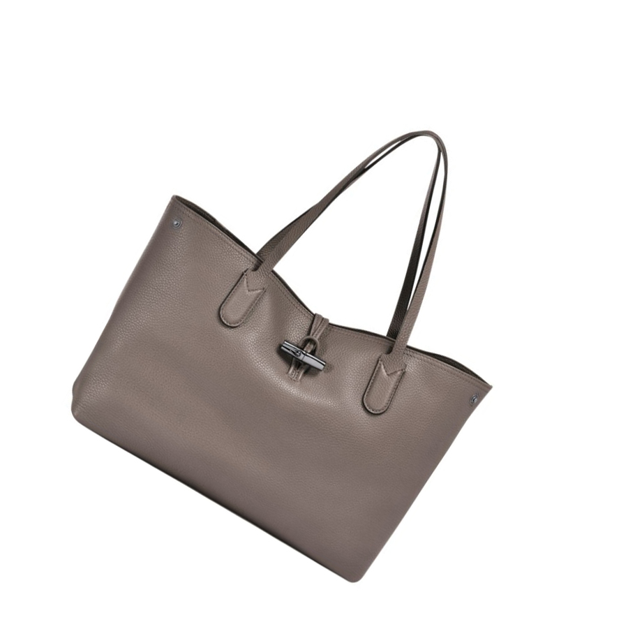 Torby Przez Ramię Damskie Longchamp Roseau Essential Szare | PL-930FAYW