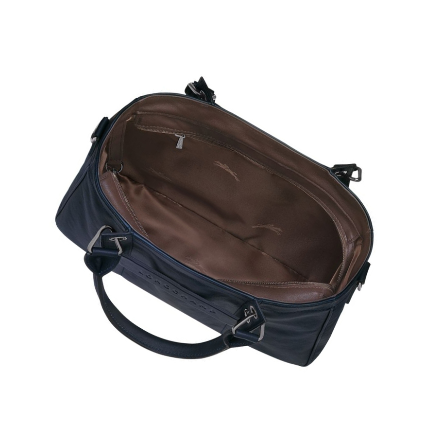 Torebki Damskie Longchamp 3D S Niebieskie | PL-957WHPL