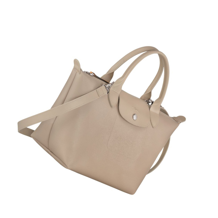 Torebki Damskie Longchamp Le Pliage City S Beżowe | PL-918VHUS