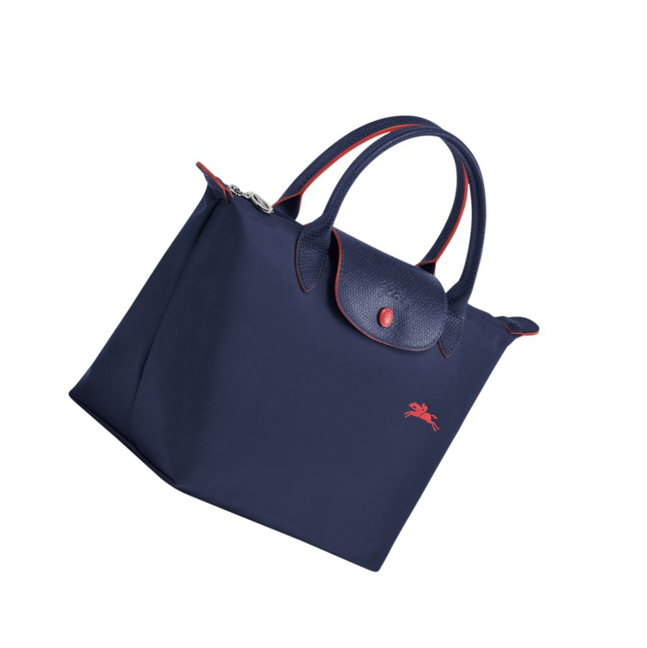 Torebki Damskie Longchamp Le Pliage Club S Granatowe | PL-068AMCW