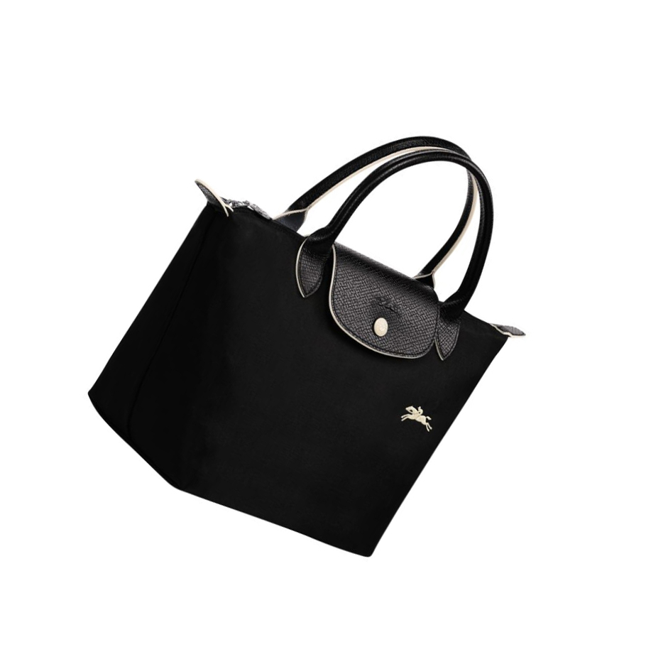 Torebki Damskie Longchamp Le Pliage Club S Czarne | PL-246BZFW