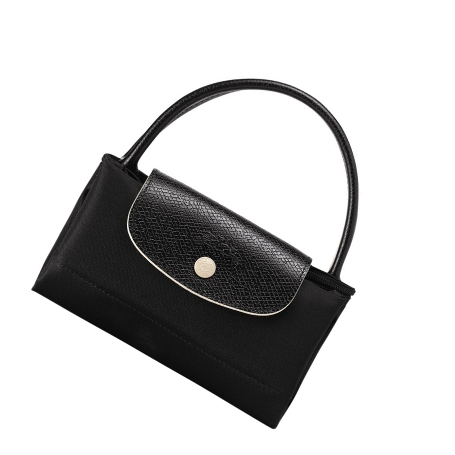 Torebki Damskie Longchamp Le Pliage Club S Czarne | PL-246BZFW