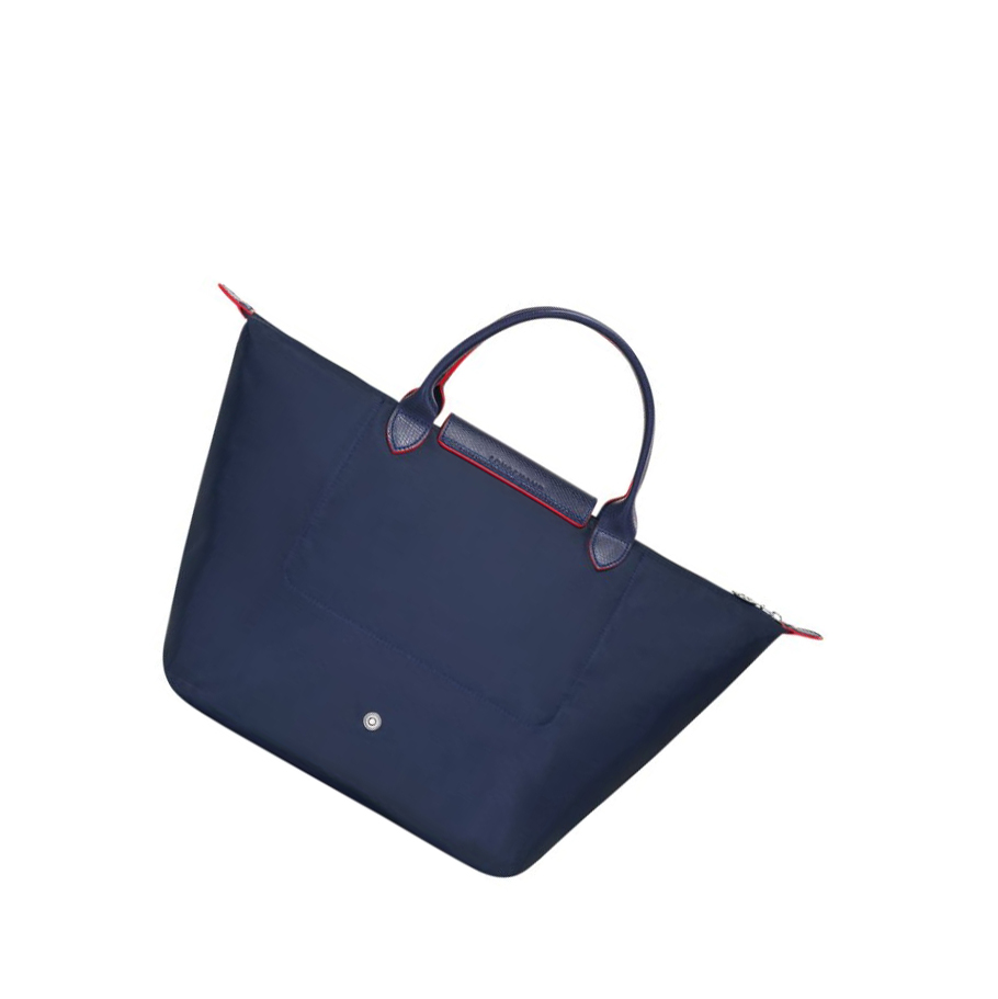 Torebki Damskie Longchamp Le Pliage Club M Granatowe | PL-750DXGW