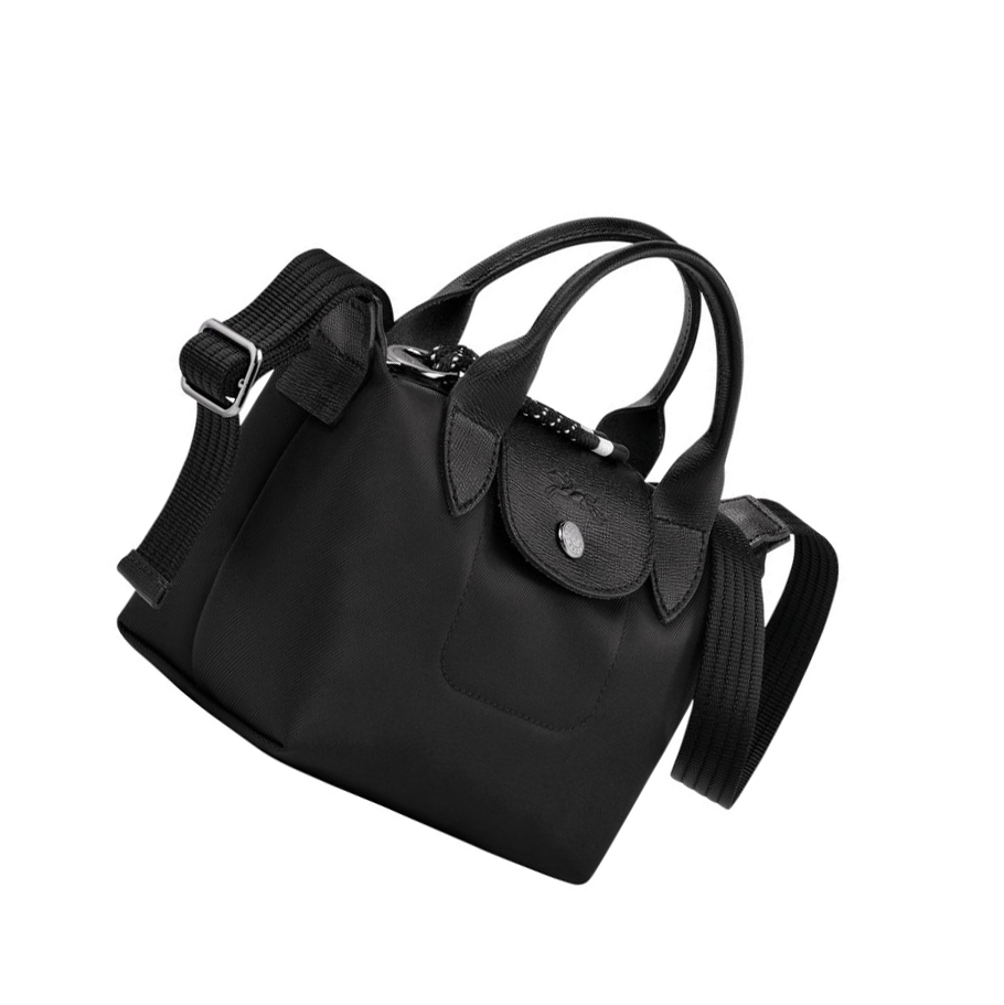 Torebki Damskie Longchamp Le Pliage Energy XS Czarne | PL-073IPVG