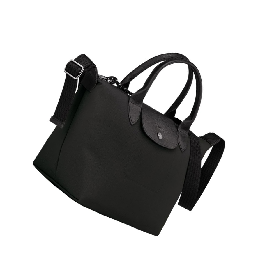 Torebki Damskie Longchamp Le Pliage Energy S Czarne | PL-126BVNK