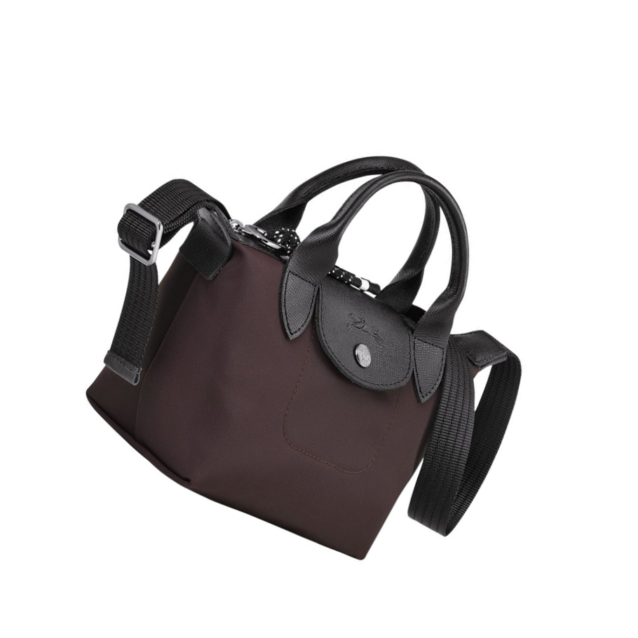 Torebki Damskie Longchamp Le Pliage Energy XS Bordowe | PL-304CBHJ