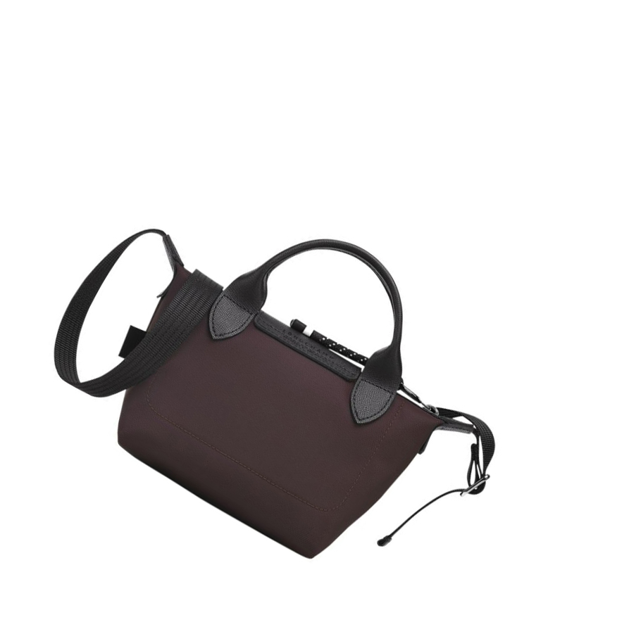 Torebki Damskie Longchamp Le Pliage Energy XS Bordowe | PL-304CBHJ