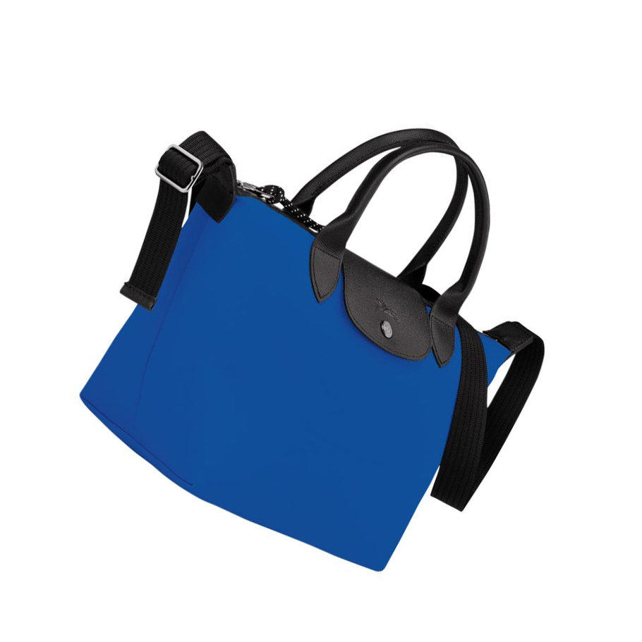 Torebki Damskie Longchamp Le Pliage Energy S Niebieskie | PL-378SGPH