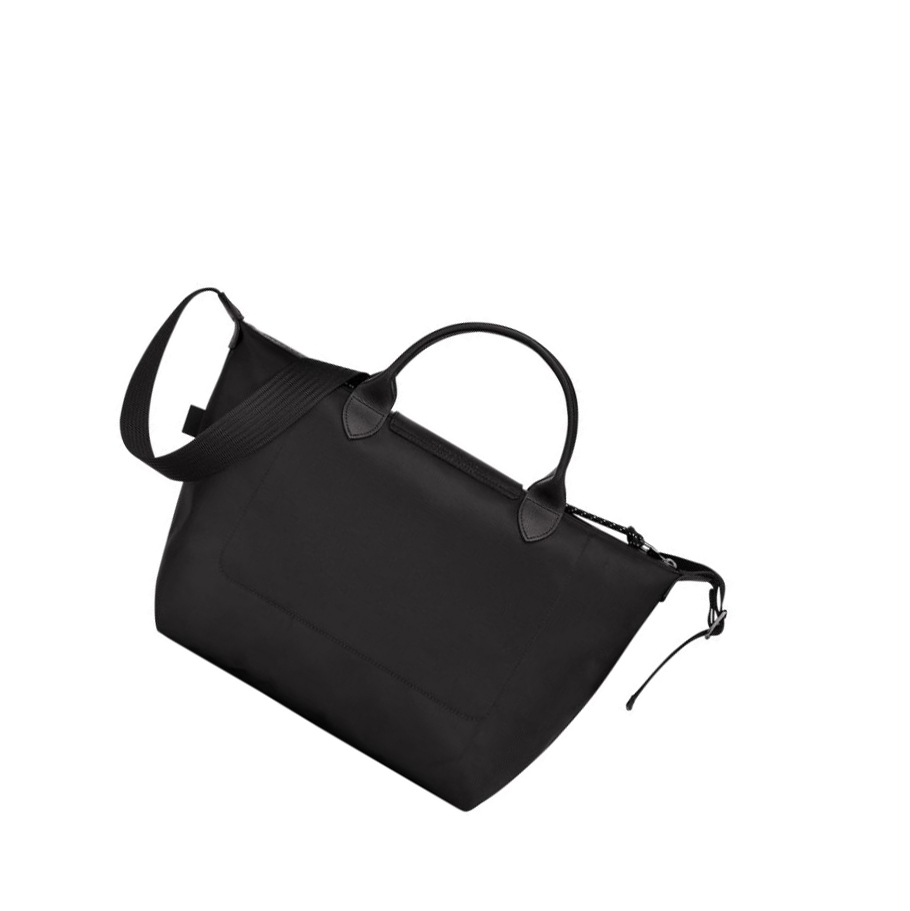 Torebki Damskie Longchamp Le Pliage Energy M Czarne | PL-739WKJH