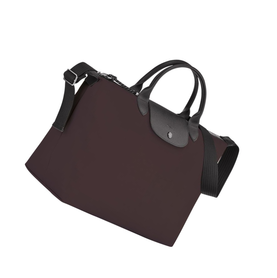 Torebki Damskie Longchamp Le Pliage Energy L Bordowe | PL-843WFTS