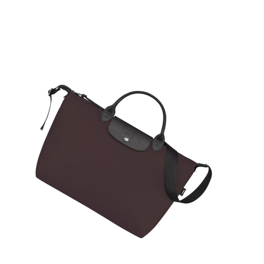 Torebki Damskie Longchamp Le Pliage Energy L Bordowe | PL-843WFTS