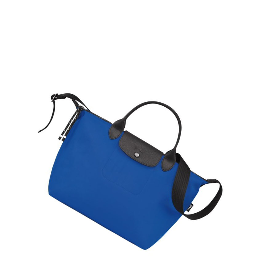 Torebki Damskie Longchamp Le Pliage Energy M Niebieskie | PL-890WYGE