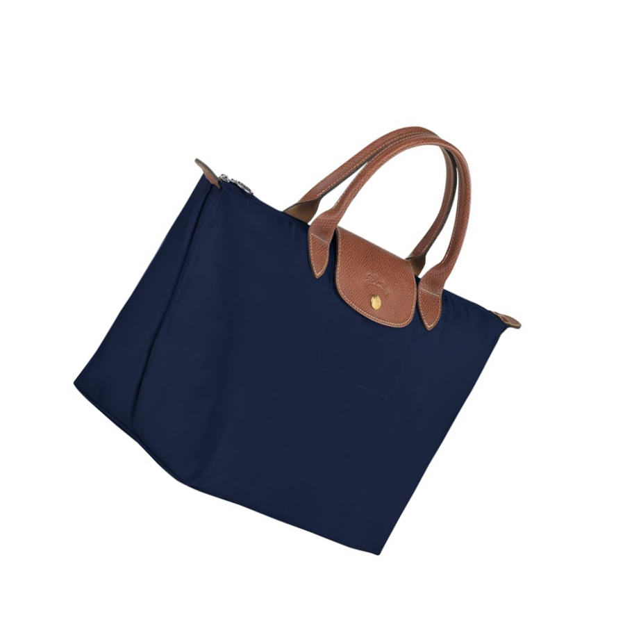 Torebki Damskie Longchamp Le Pliage Original M Granatowe | PL-175MBLS