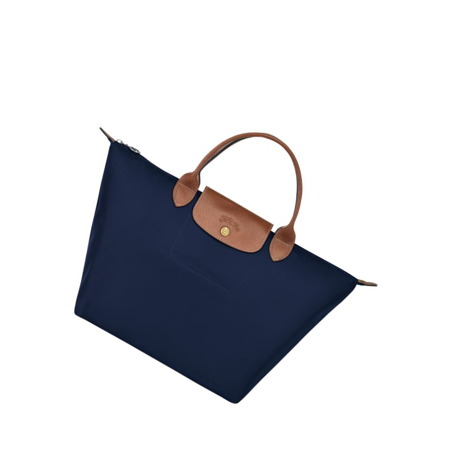 Torebki Damskie Longchamp Le Pliage Original M Granatowe | PL-175MBLS