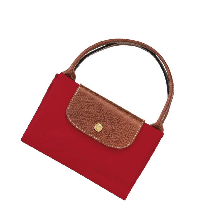 Torebki Damskie Longchamp Le Pliage Original M Czerwone | PL-534VGTR