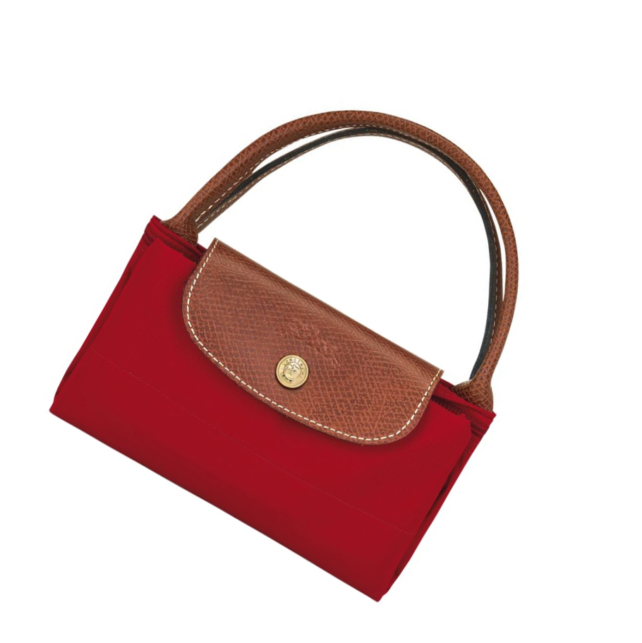 Torebki Damskie Longchamp Le Pliage Original S Czerwone | PL-720ABWU