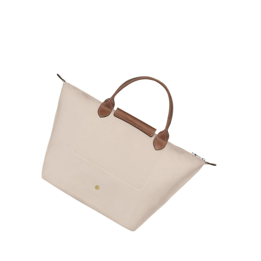 Torebki Damskie Longchamp Le Pliage Original M Beżowe | PL-837POQB