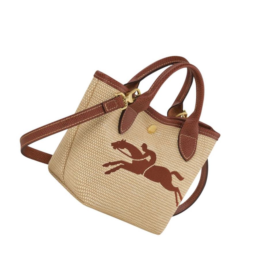 Torebki Damskie Longchamp Le Pliage Paris - Saint-Tropez Brązowe | PL-378BHAX