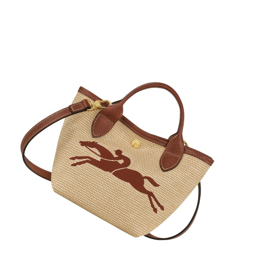 Torebki Damskie Longchamp Le Pliage Paris - Saint-Tropez Brązowe | PL-378BHAX