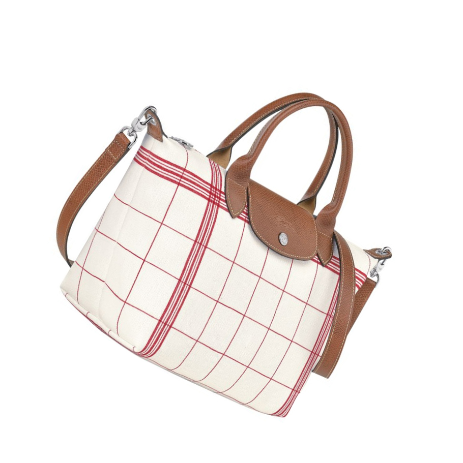 Torebki Damskie Longchamp Le Pliage Torchon S Czerwone | PL-129TEIW