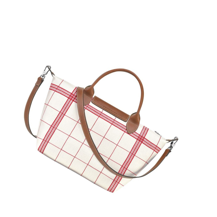 Torebki Damskie Longchamp Le Pliage Torchon S Czerwone | PL-129TEIW