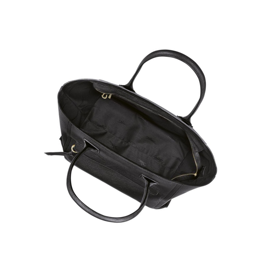 Torebki Damskie Longchamp Mailbox L Czarne | PL-382MZFO