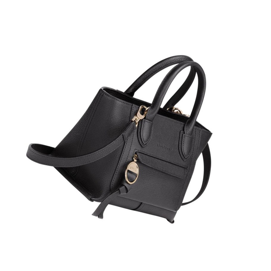 Torebki Damskie Longchamp Mailbox S Czarne | PL-863KOYW